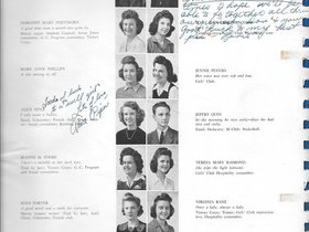 1943 Central Yearbook, Lavonne & Alice page.jpg
